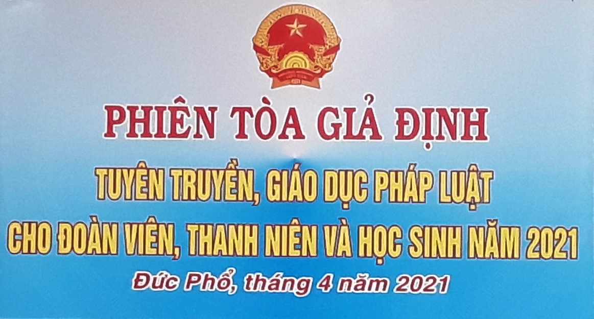 TUYÊN TRUYỀN, GIÁO DỤC PHÁP LUẬT CHO ĐOÀN VIÊN, THANH NIÊN VÀ HỌC SINH